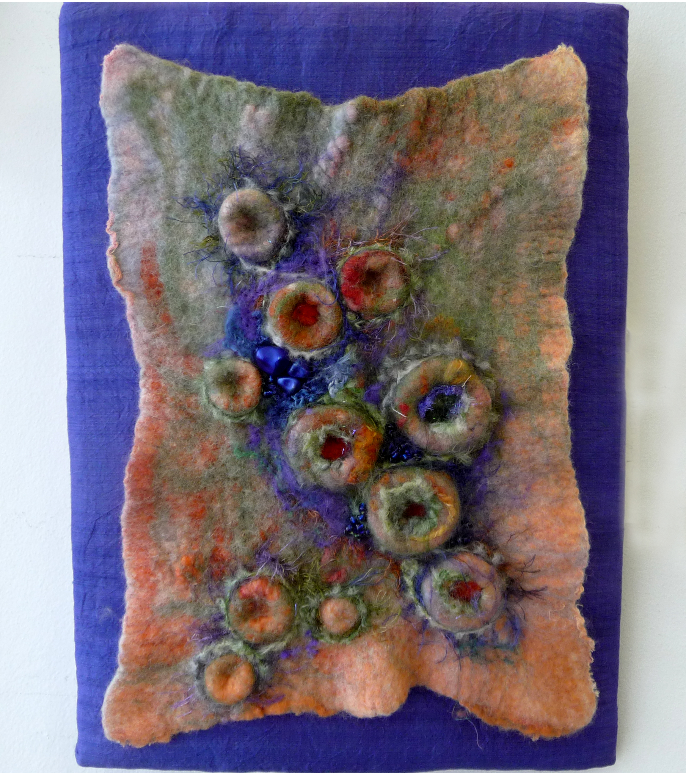 MOONSCAPE by Pat Bean, hand felted