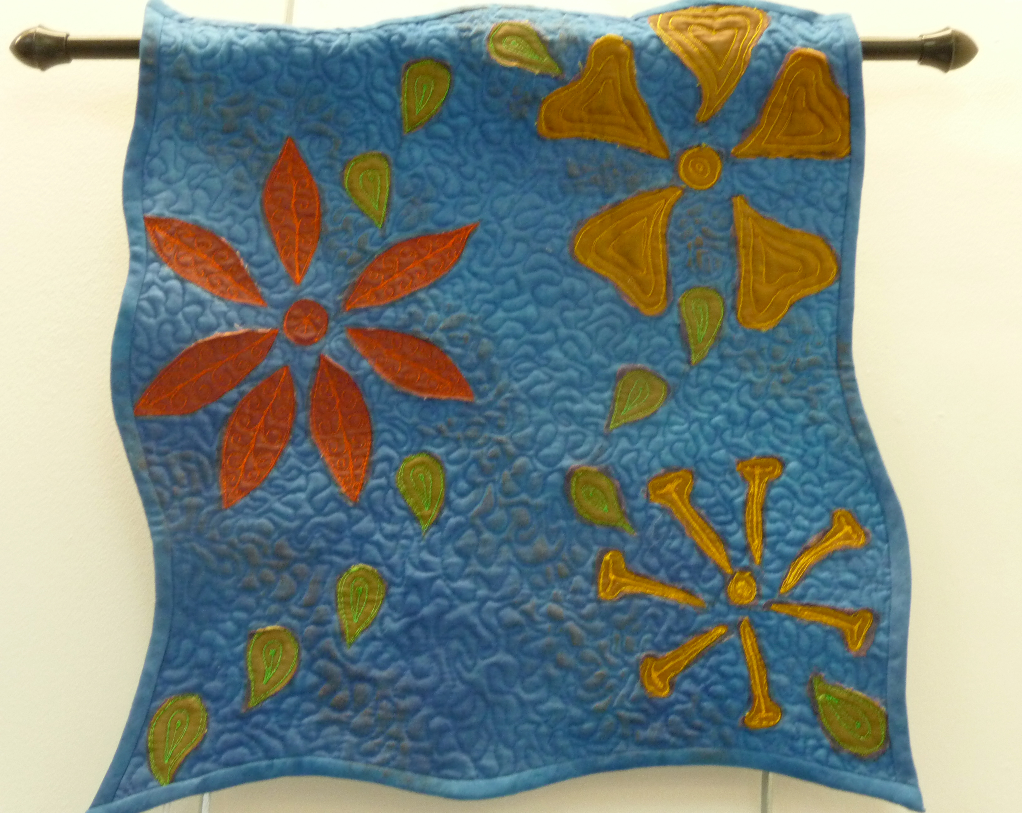 FLORA by Tracey Ramsey, quilted wall hanging