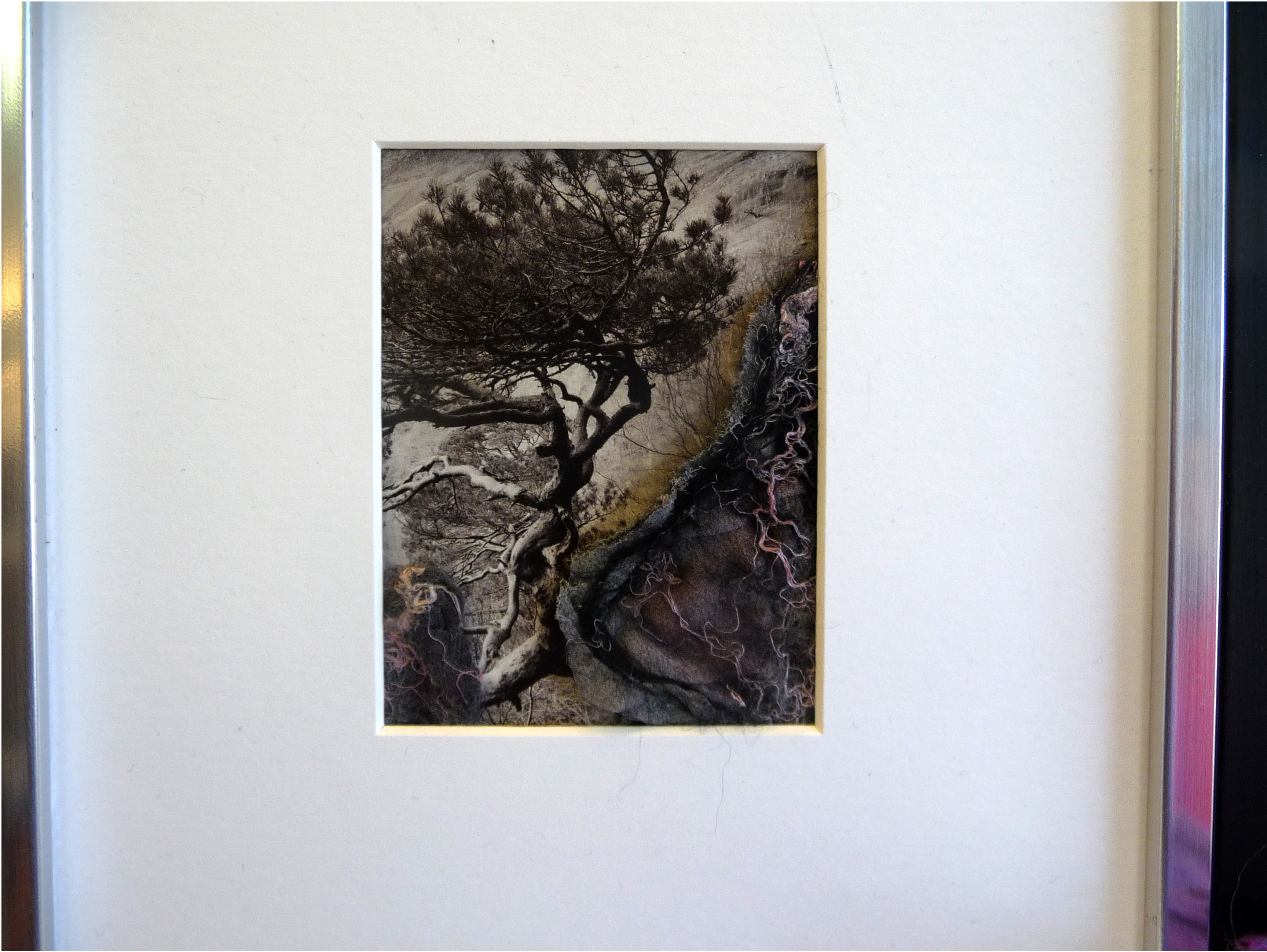 LONESOME TREE by Sue Tyndesley, nuno felted picture
