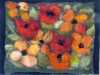 POPPIES by Sue Tyndesley, felted with beads