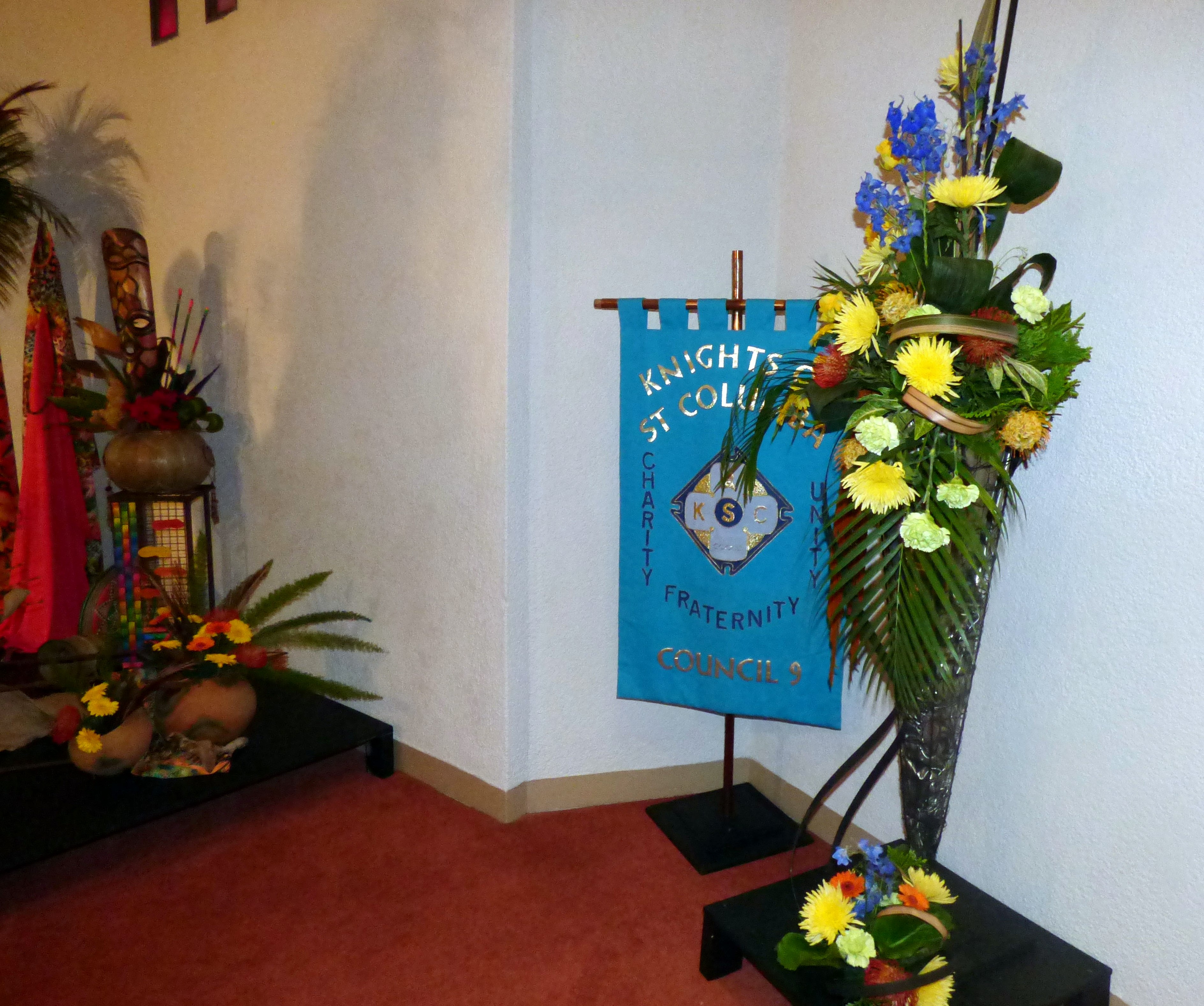Chapel of St Columba at Golden Jubilee Flower Festival, Liverpool Metropolitan Cathedral 2017