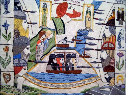 Panel of the Great Tapestry of Scotland