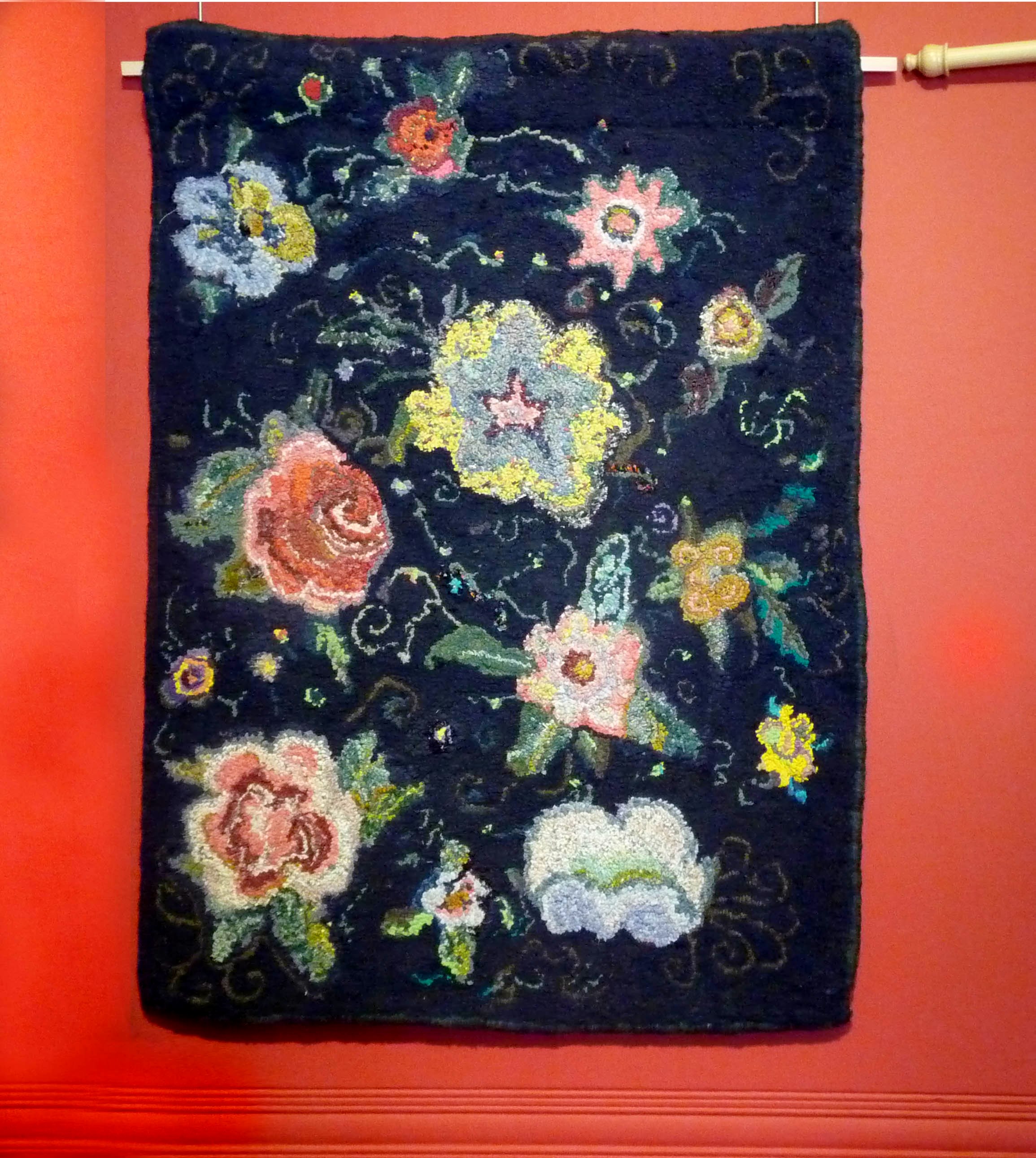 RUG, 2014, by June Howard,ragrugging in a variety of fabrics