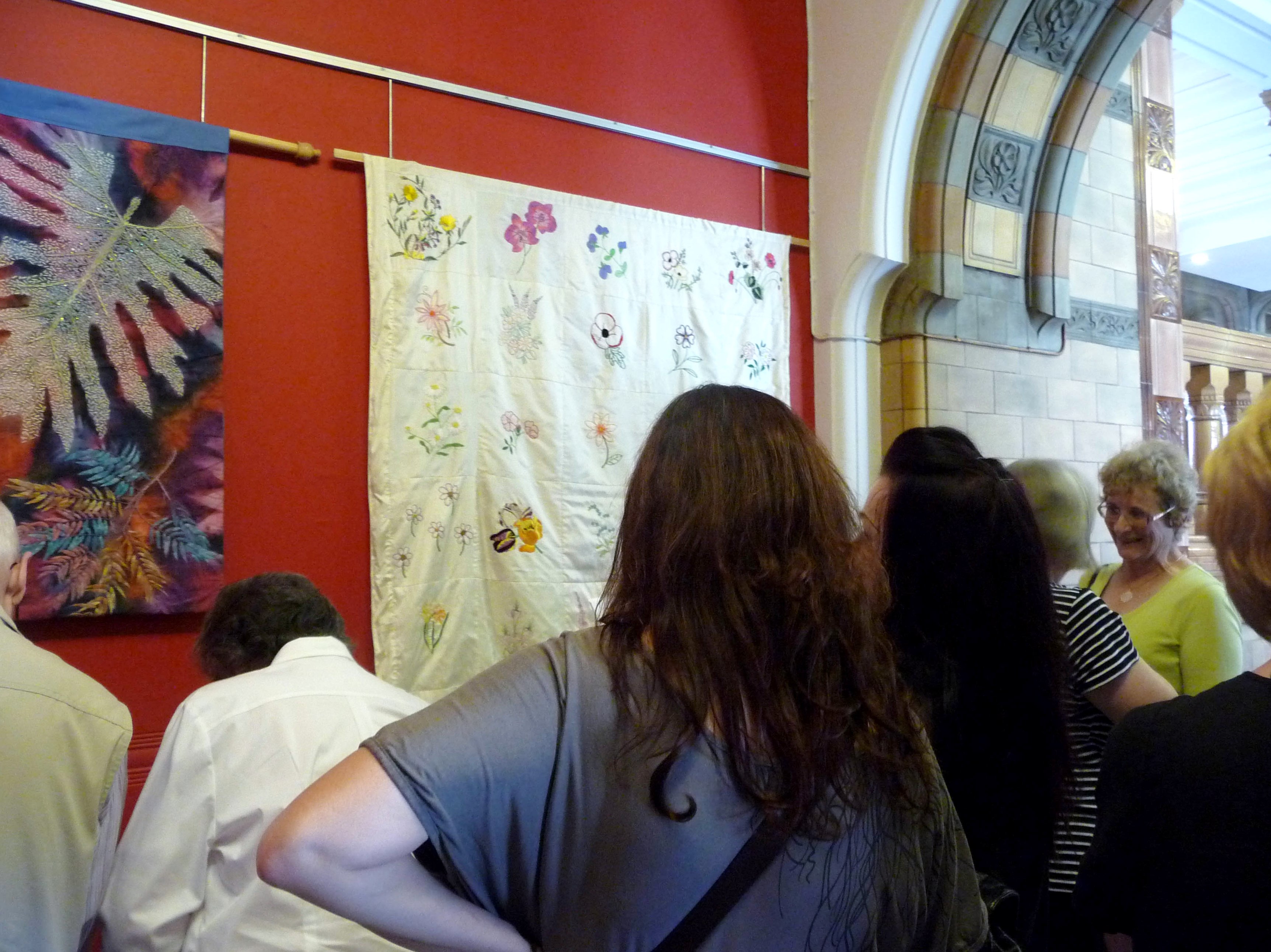 'Meet the Artists' day at GROWTH exhibition, Victoria Gallery, 2014