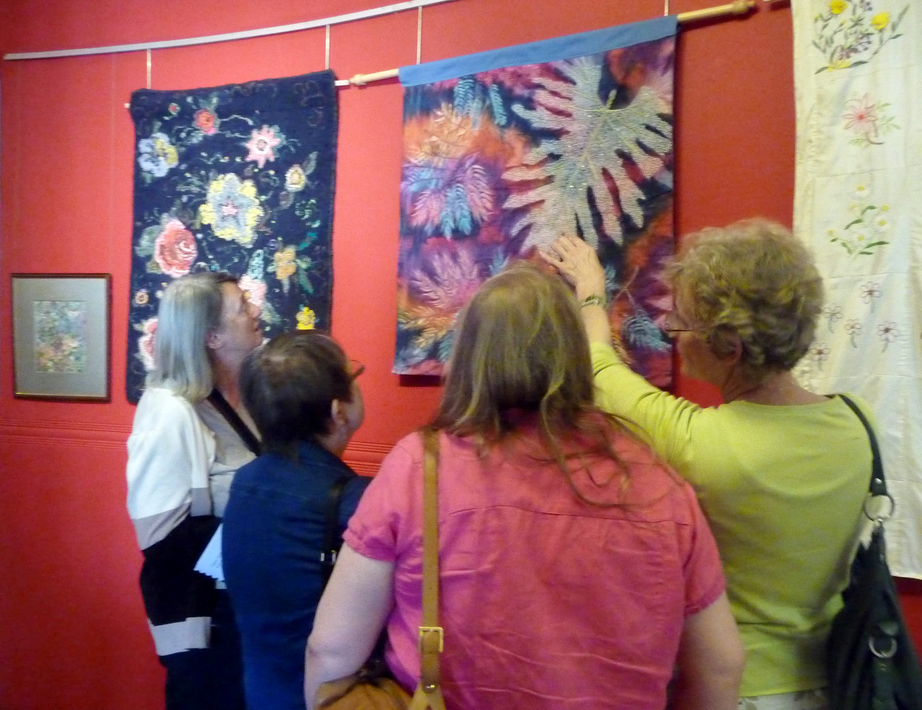 'Meet the Artists' day at GROWTH exhibition, Victoria Gallery, 2014