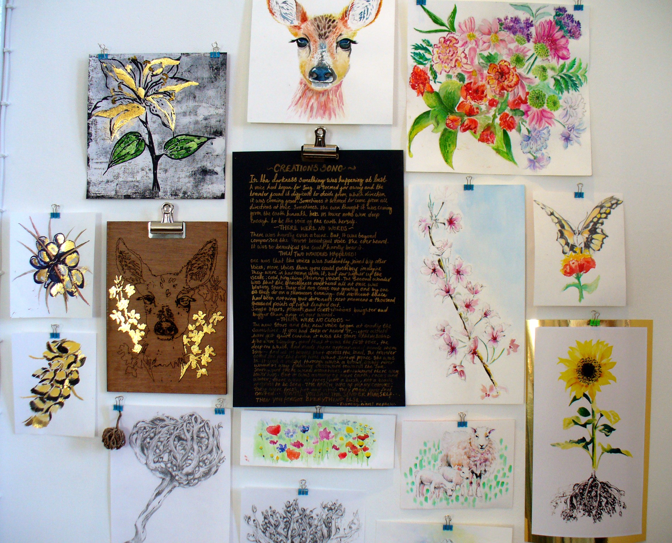 Judith Kent - MEG Bursary winner - Final Degree Show at Hope Uni 2015