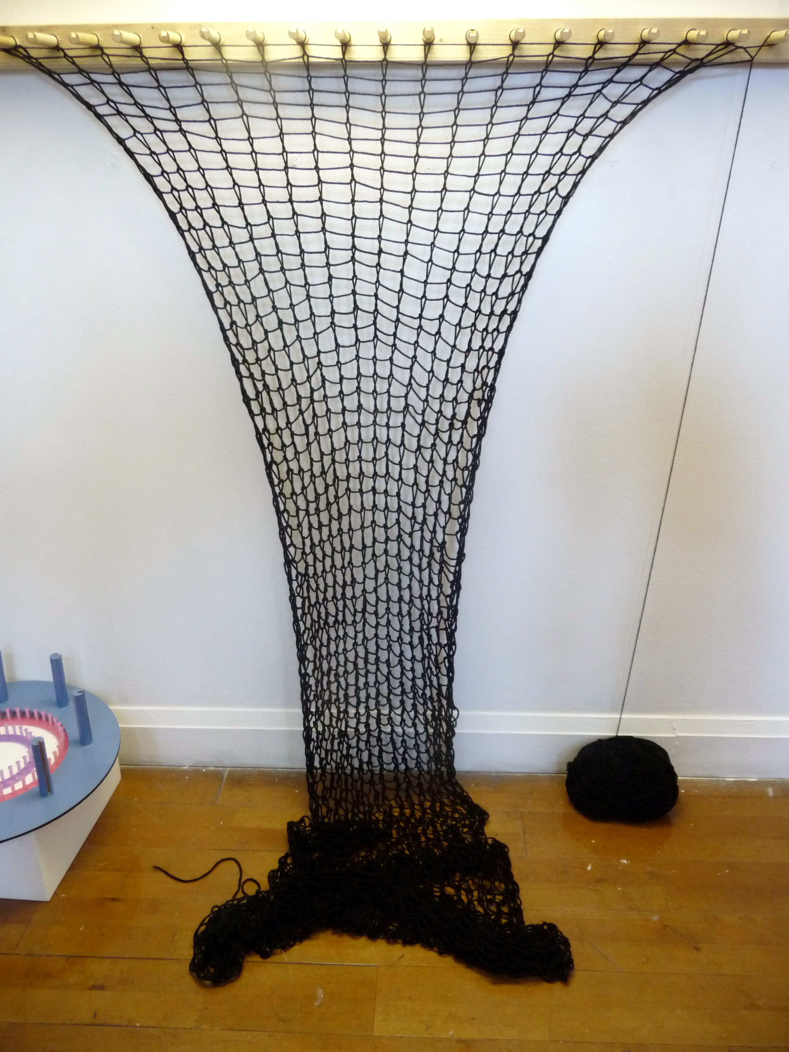 knitted fabric by Stephanie Rose Beattie at Liverpool Hope Uni Degree Show 2015