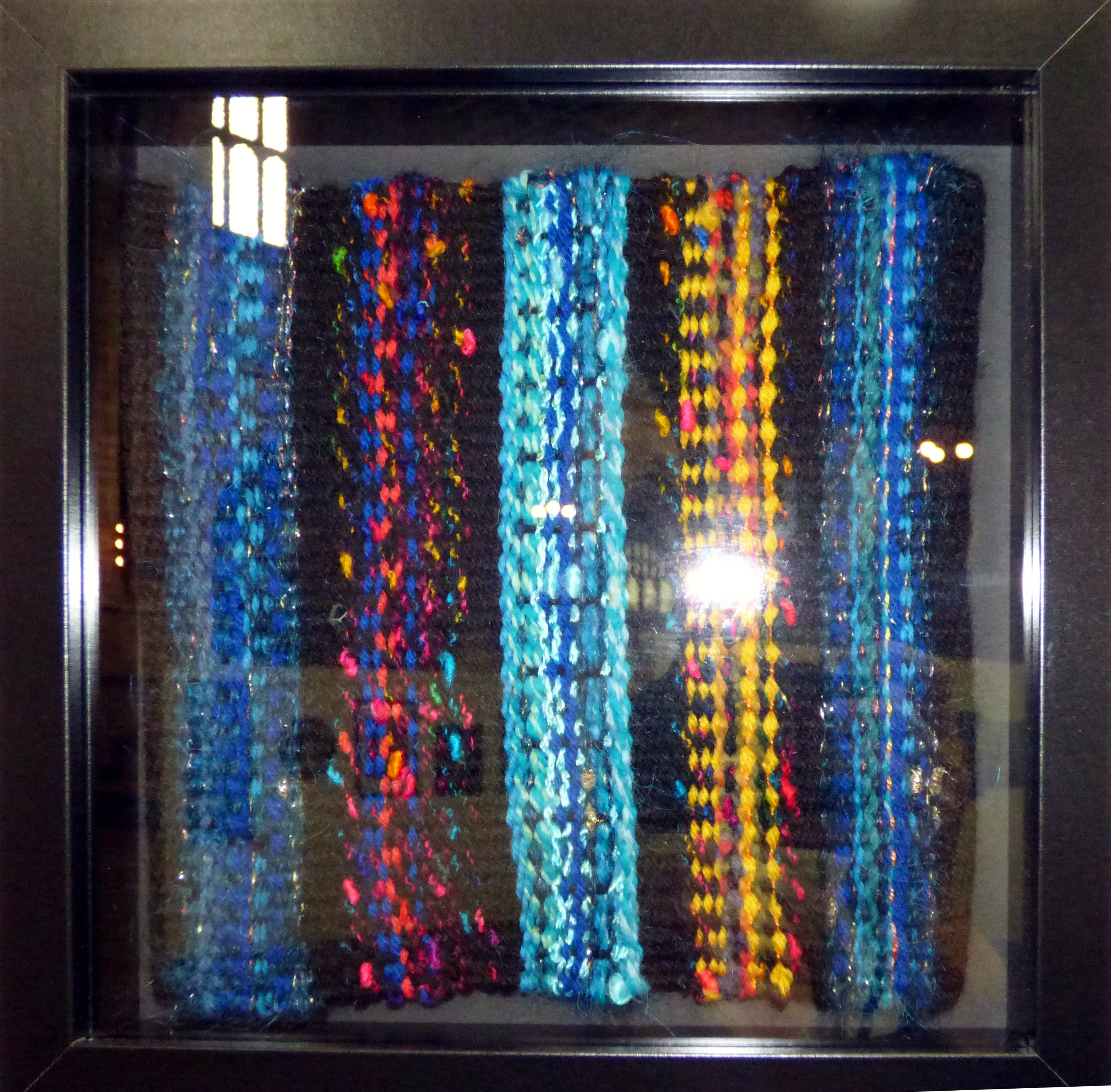 THE COLOURS OF LIGHT by Elizabeth Craig, Alsager Guild of Weavers, Spinners & Dyers, at In All Its Glory exhibition, Chester Cathedral 2016