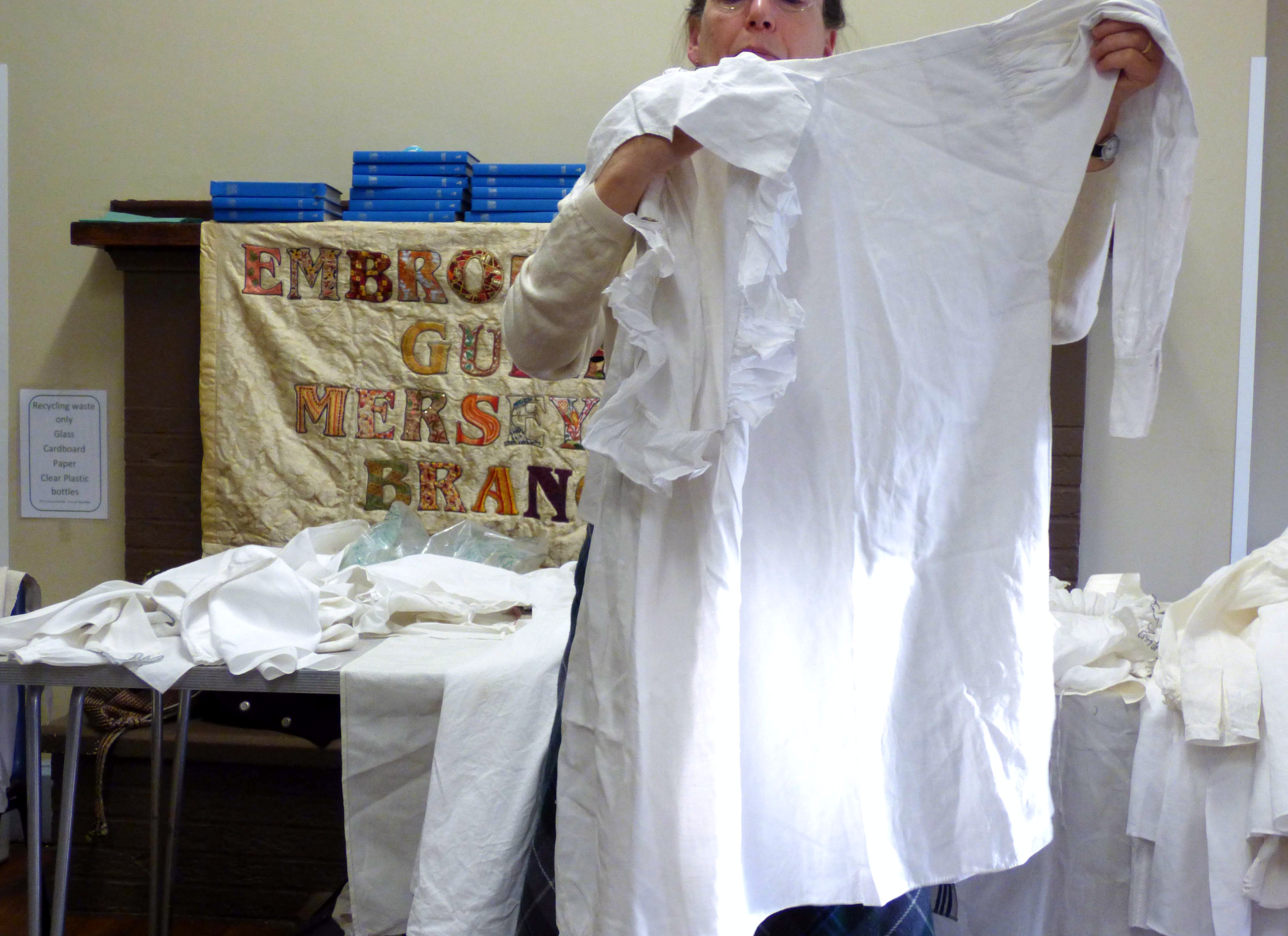 Sarah Thursfield  Talk "Of Seamstresses and Shirts: Plain and Not-So-Plain Sewing", Jan 2020