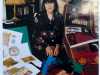 1995 magazine picture showing Norma Heron with some of her work