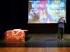 Kaffe Fassett Lecture, Capstone Theatre, Dec 2016