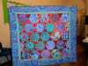 completed Kaffe Fassett quilt by Alice Bradley