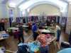 we are nearing the end of the day- Kaffe Fassett workshop, All Hallows, Dec 2016