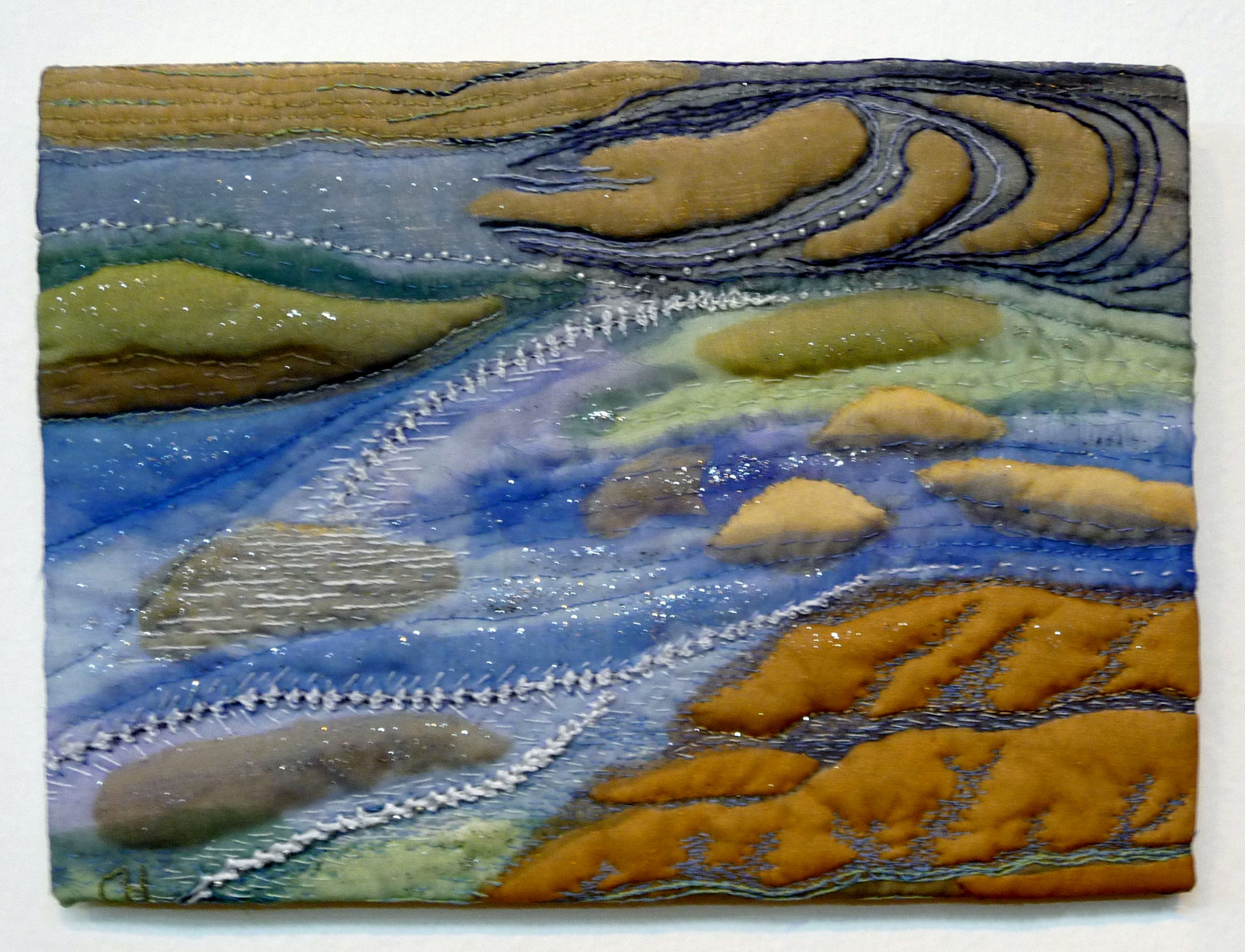 EG All That Glistens 2015 entry EBB TIDE SANDSEND by Christina Hampshire