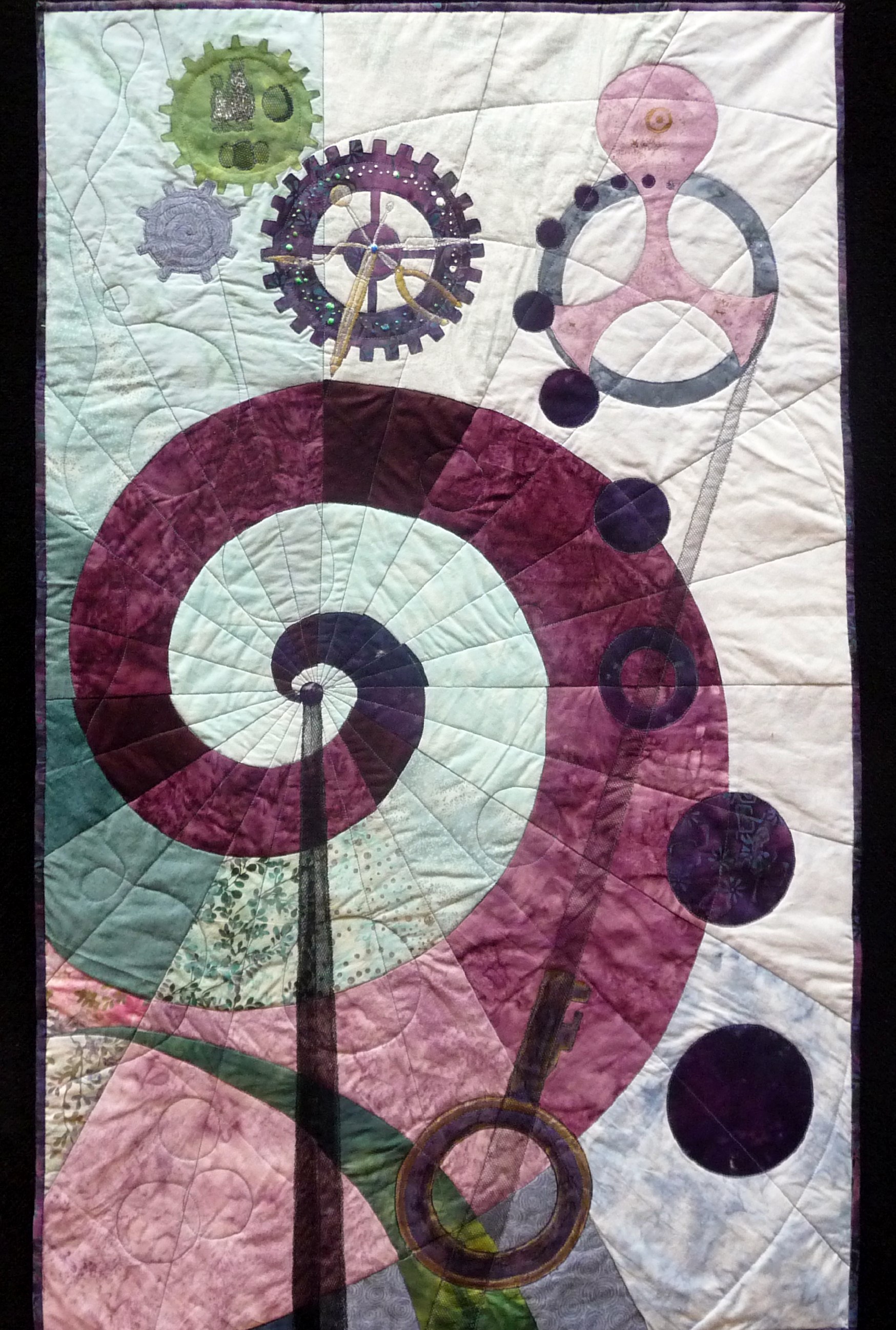 TIME by Samantha Townsend from Running with Scissors Textile Group