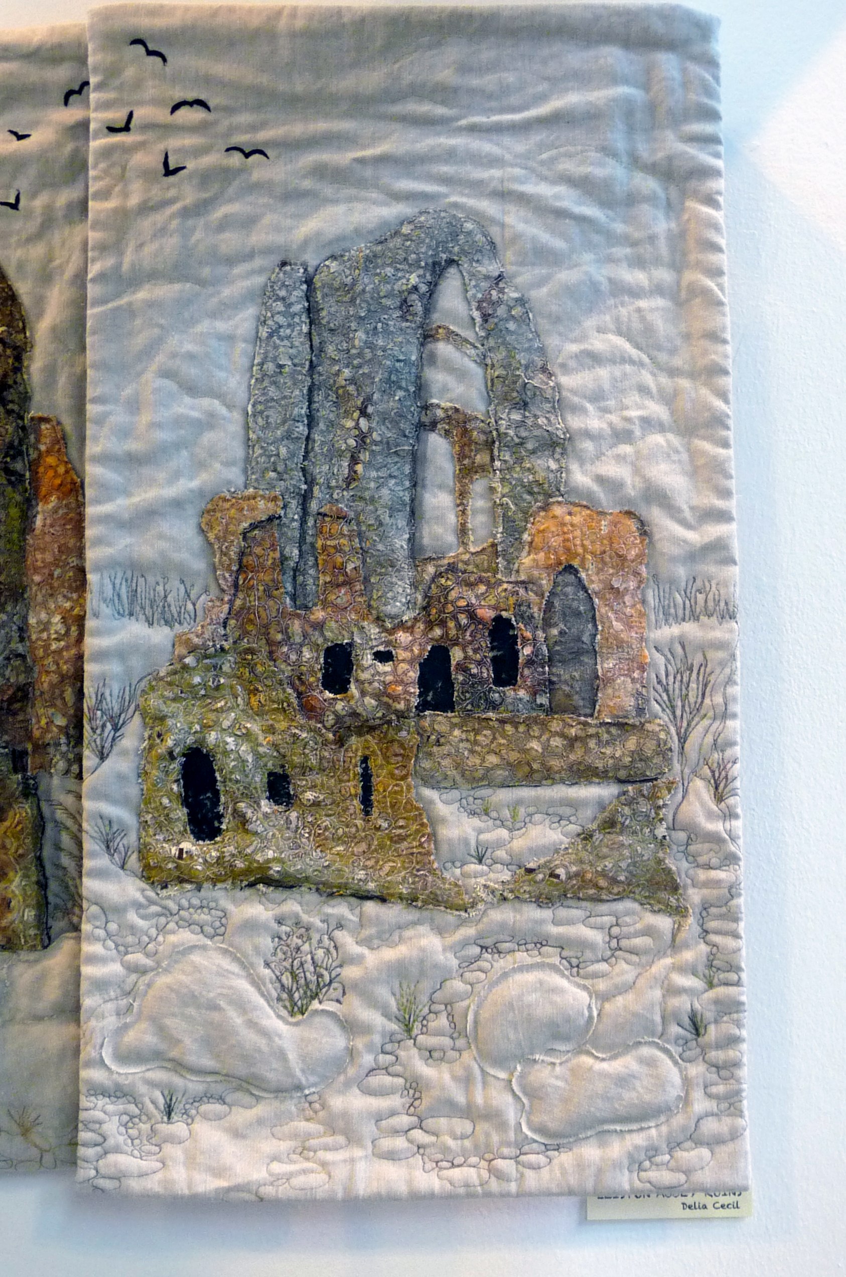 LESTON ABBEY RUINS by Delia Cecil