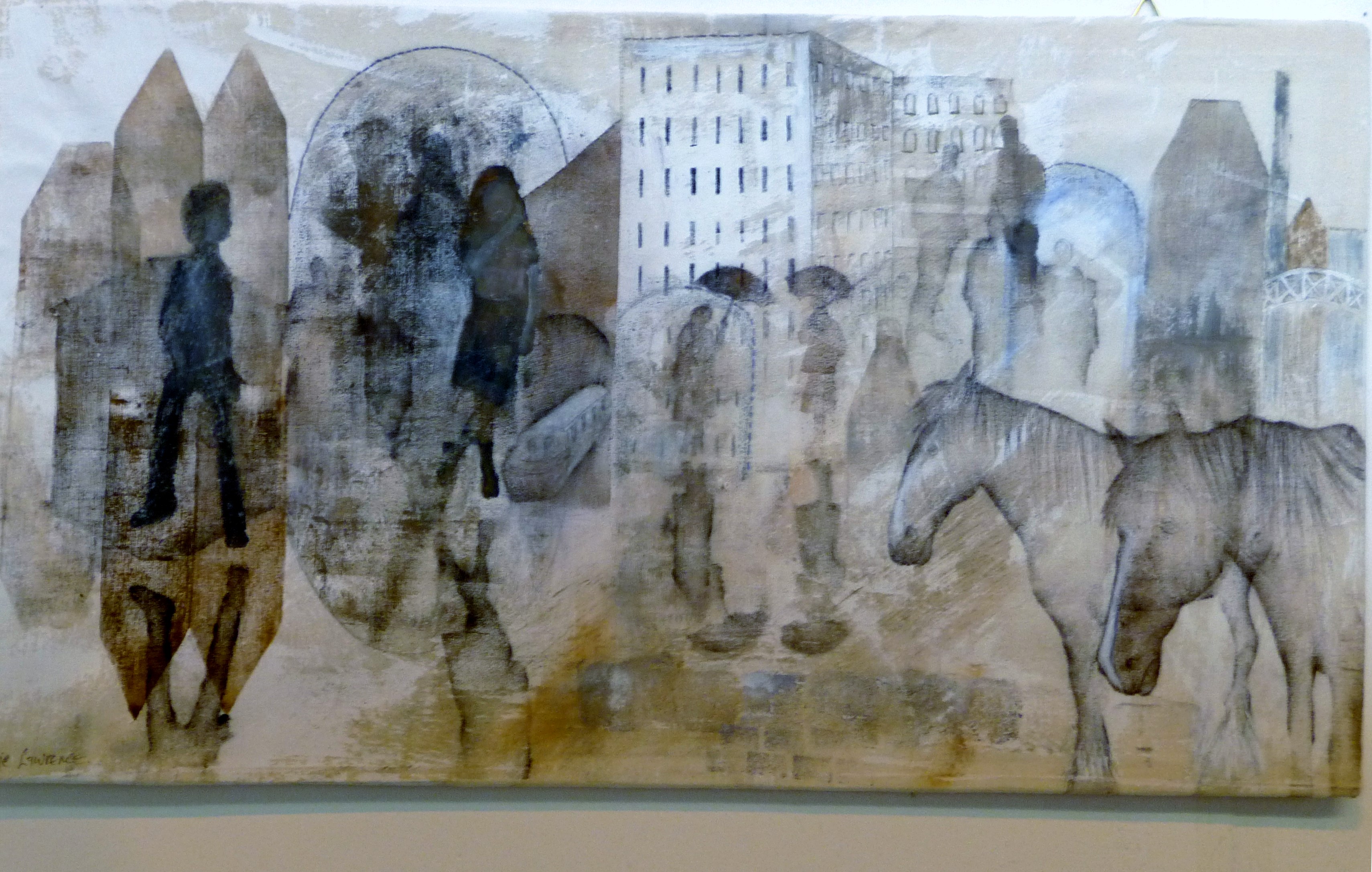 SHADES by Jacqueline Lawrence from Textile Connection, mixed media and print