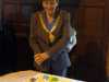 last 08 Tapestry meeting, Nov 2010 - Lord Mayor of Liverpool cuts the cake