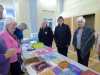 display of student's work at the end of the day at Layers, Texturing and Stitch workshop by Gill Roberts 2022