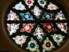 Rose window in St Edward the Confessor Church, Leek