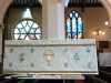 Altar Frontal by Leek School of Embroidery in St Edward the Confessor Church, Leek