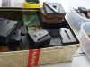 wooden printing blocks at "Lets Print" wokshop with Elsie Watkins, November 2014