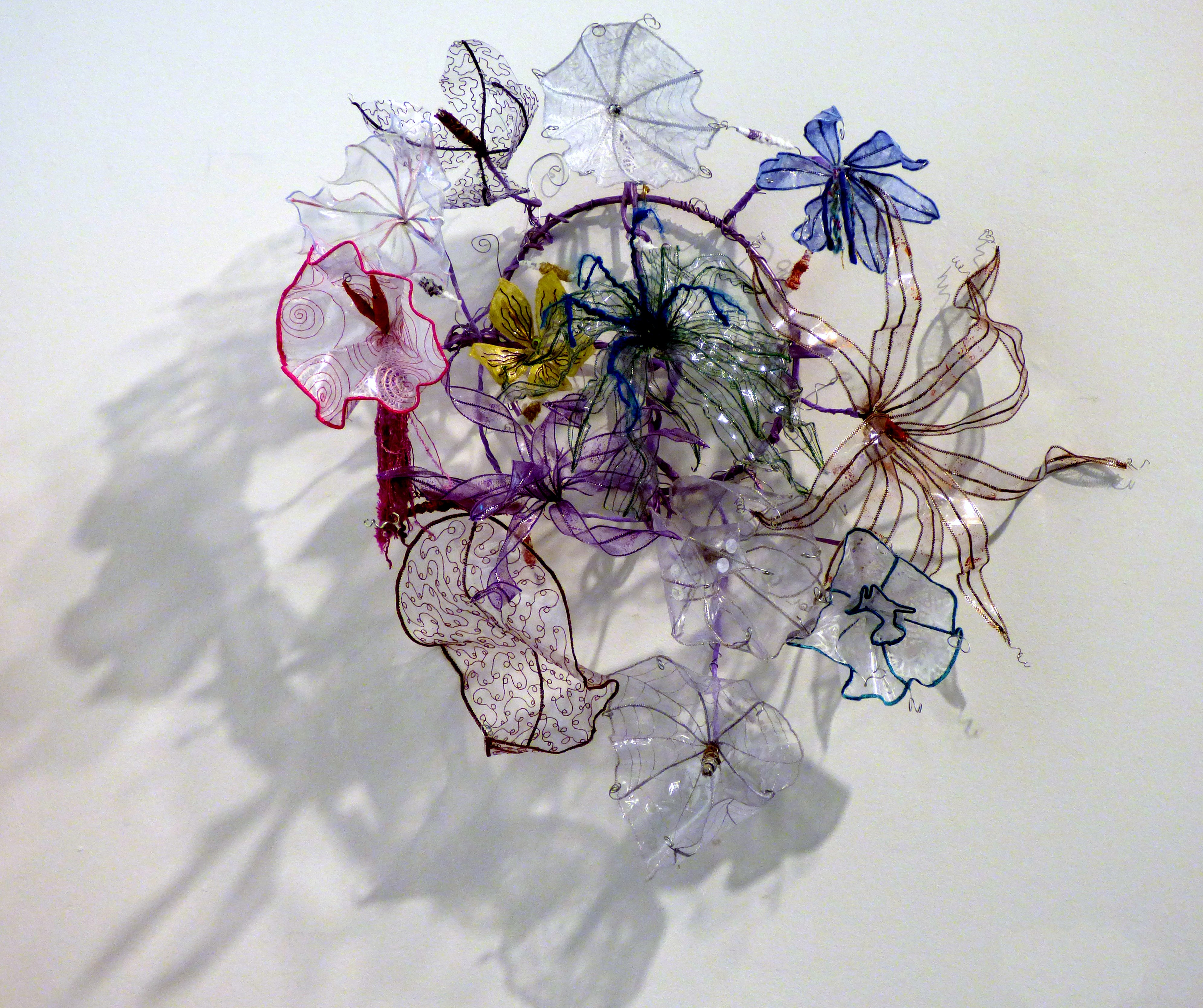 IN YOUR NIGHTMARES by Beverley Elliot, mixed media, Textile21 at World of Glass, St Helens 2016