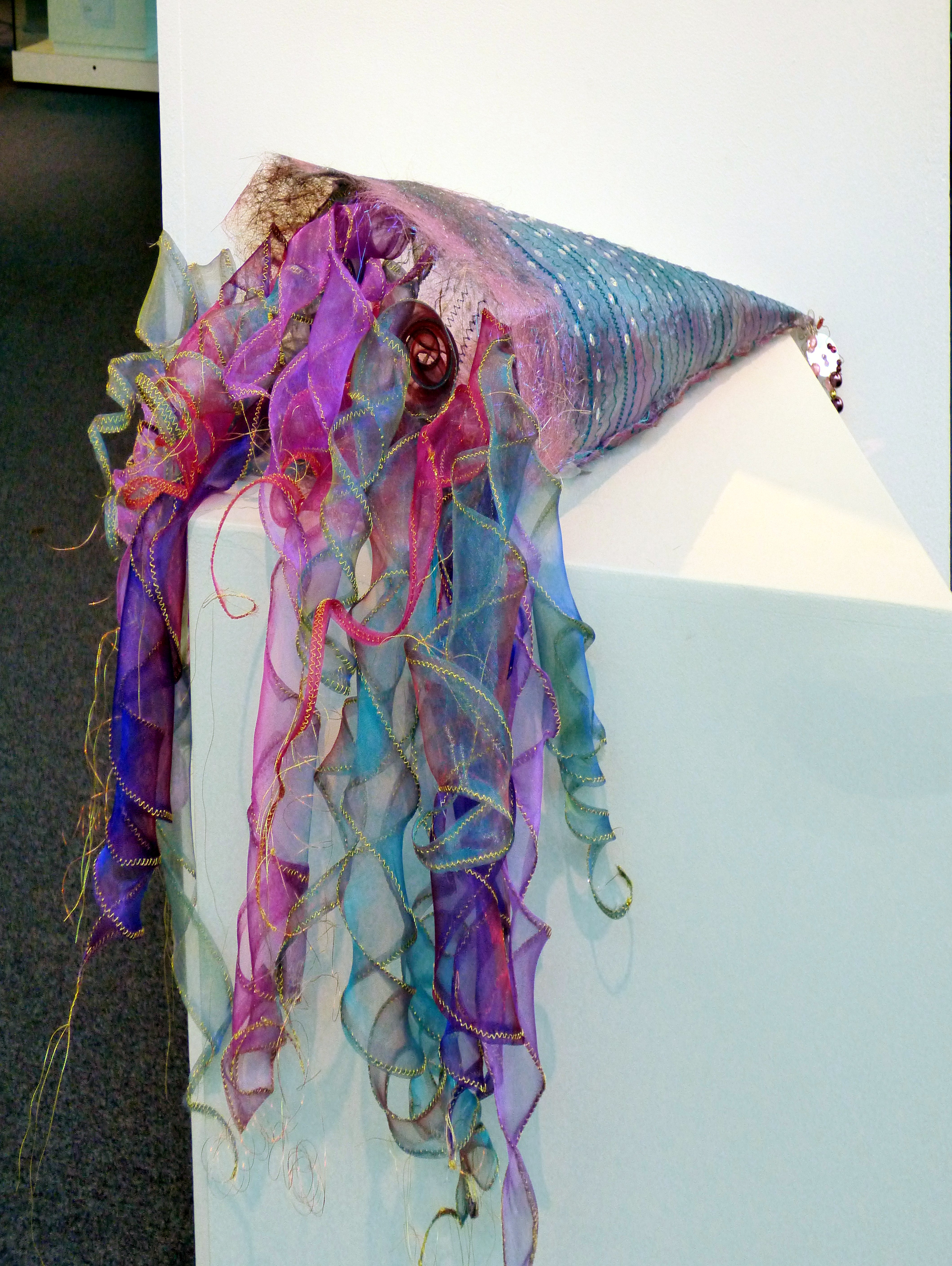 CORNUCOPIA by Elsa Buch, mixed media, Textile21 at World of Glass, St Helens 2016