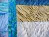 detail of QUILT by Norma Heron which features 'chenille' fabric