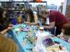 a busy MEG workshop at MAKEFEST in Liverpool Central Library, June 2015