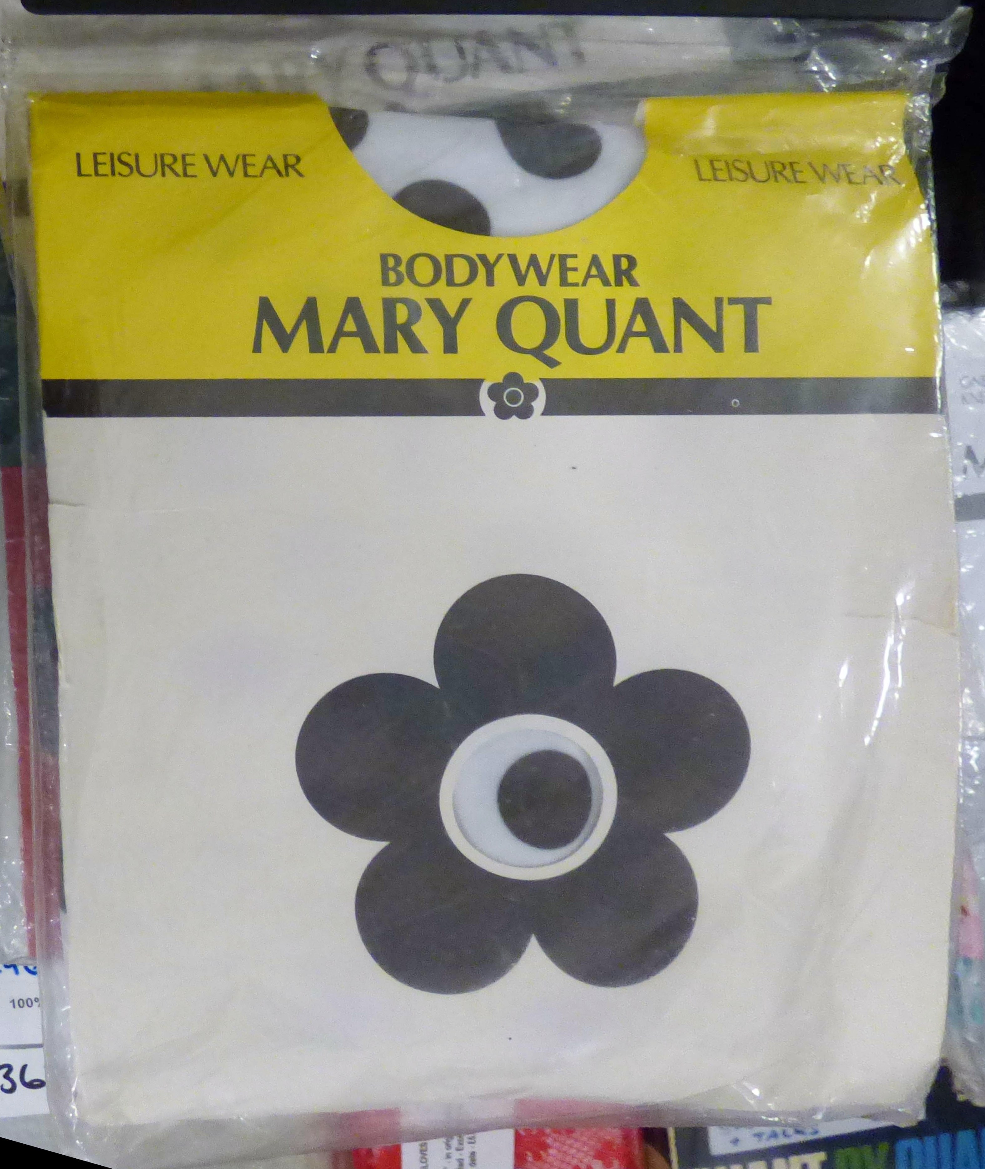 Mary Quant logo at "Mary Quant Talk" by Ruth Lowe, 2022
