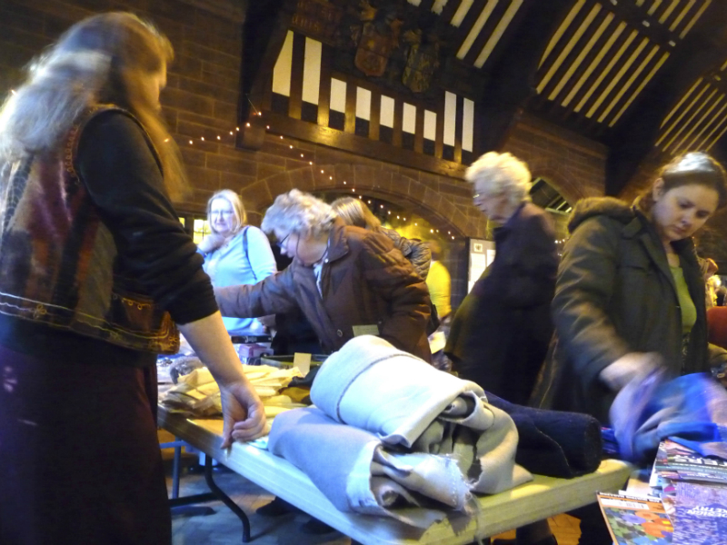 a busy time at the bric-a-brac stall