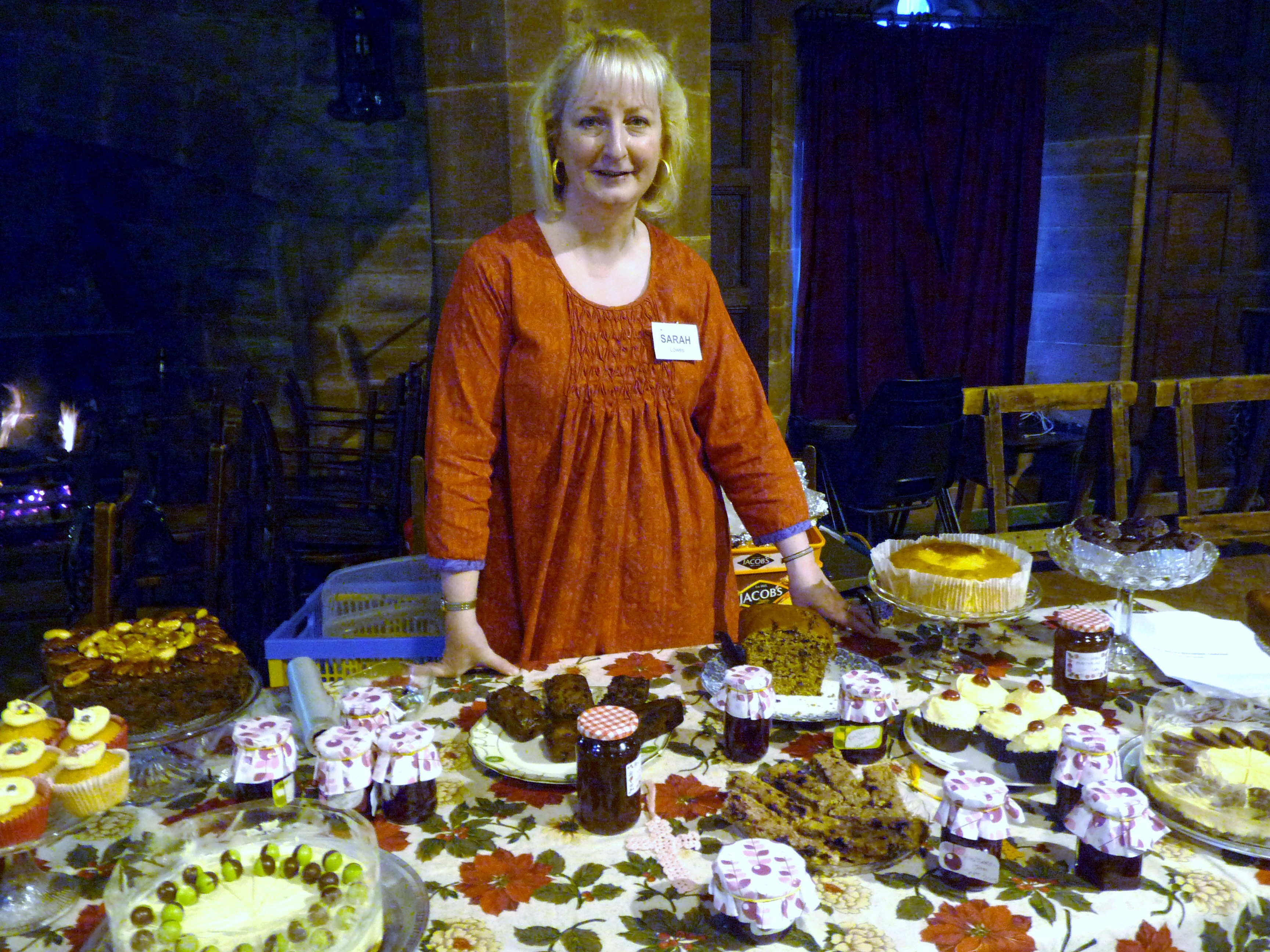 MEG Christmas Party 2015- Sarah and the Cake Stall