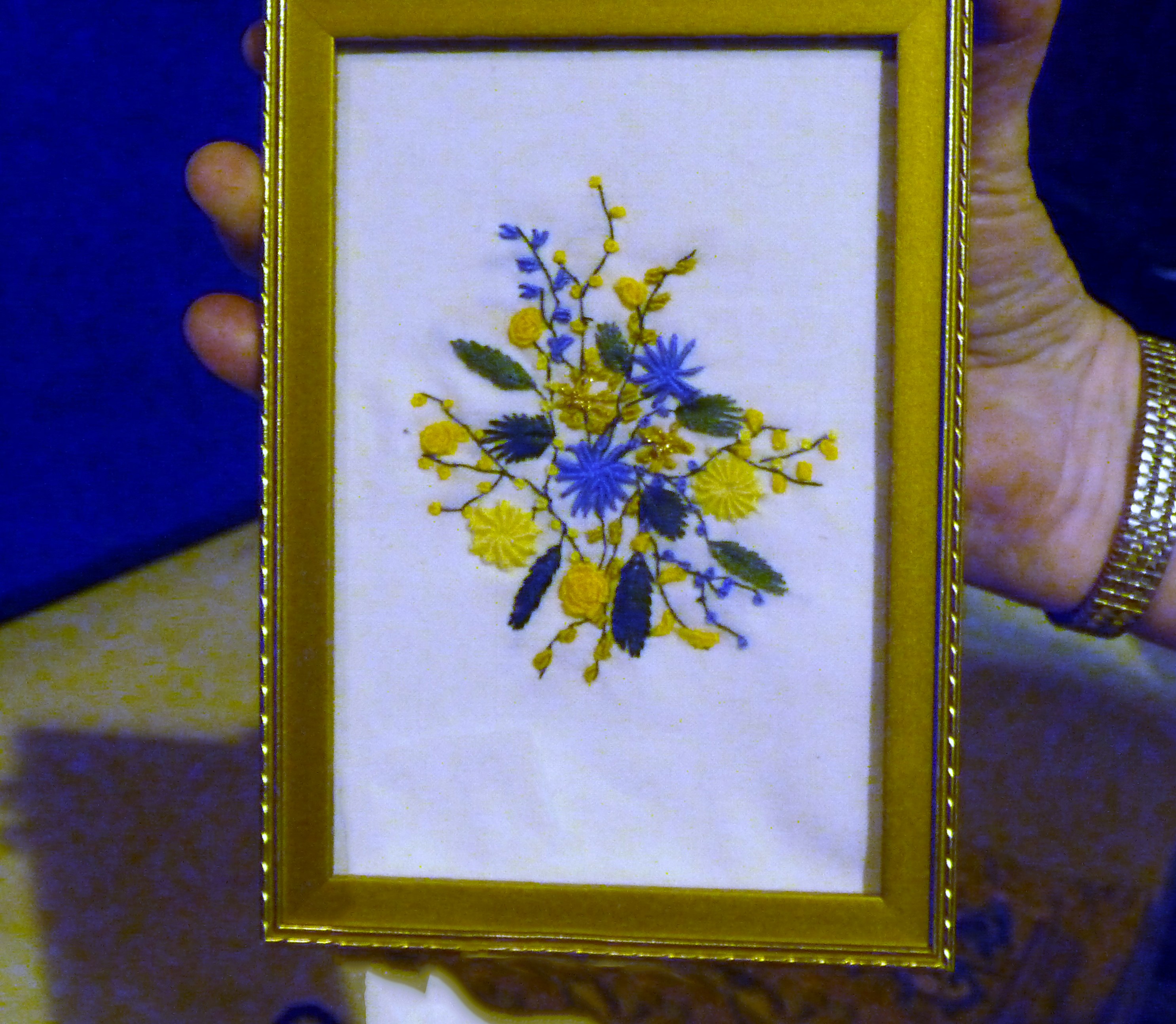 MEG Christmas Party 2015- entry to the Traditional Embroidery competition