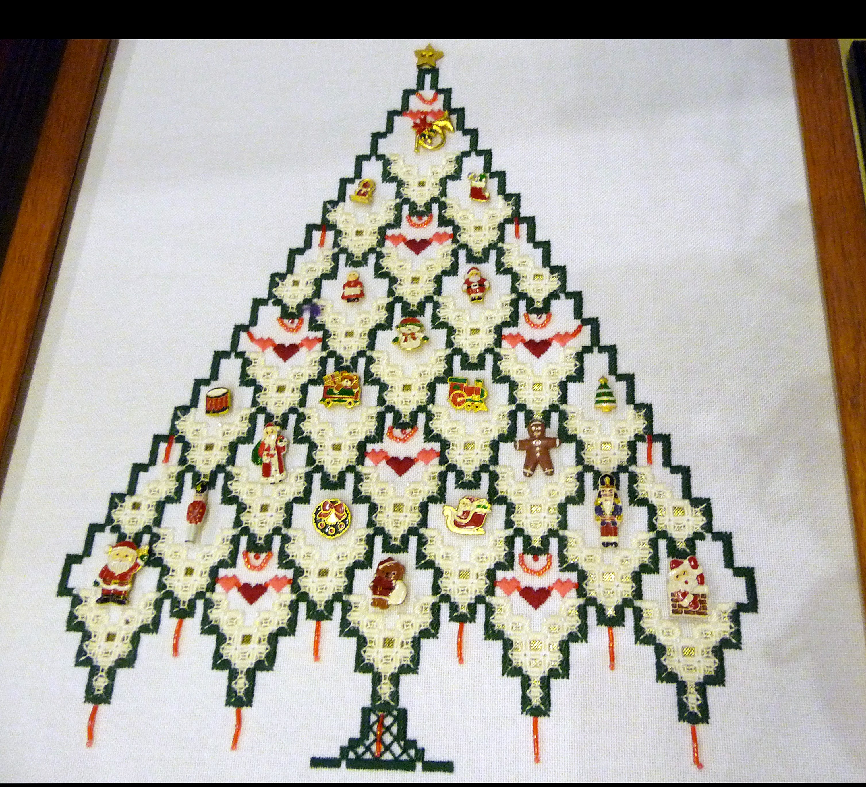 MEG Christmas Party 2015- entry to the Traditional Embroidery competition
