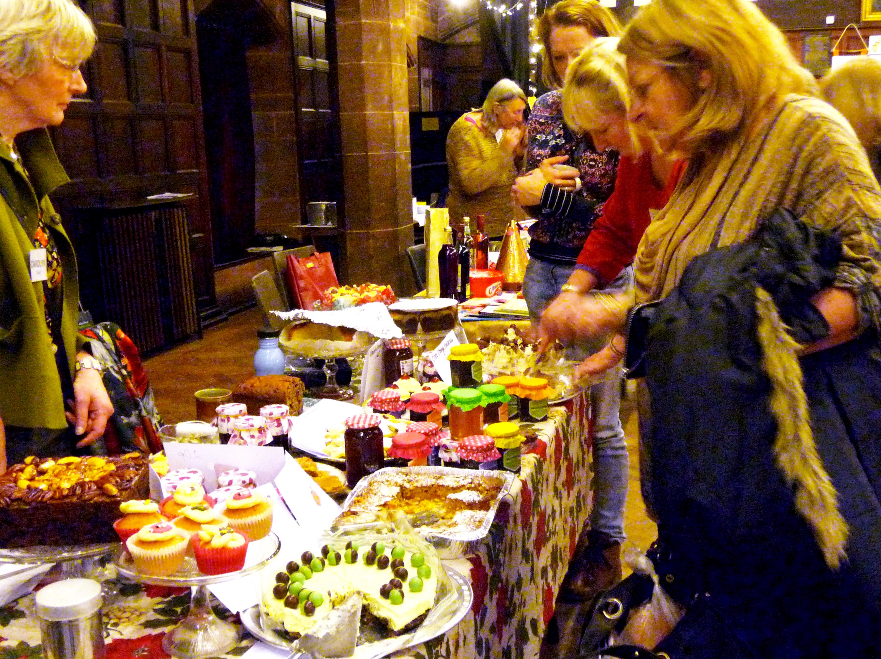 MEG Christmas Party 2015- the Cake Stall was popular