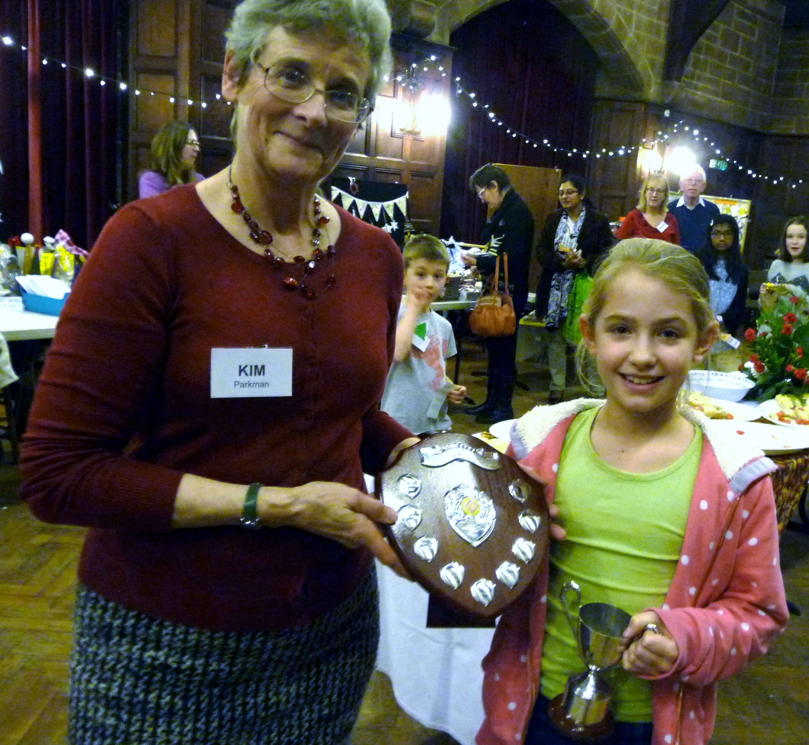 MEG Christmas Party 2015- Emma Lewis is Merseyside Young Embroiderer 2015