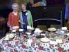 Sarah and Helen with the wonderful homemade cake stall at MEG Christmas Party 2017