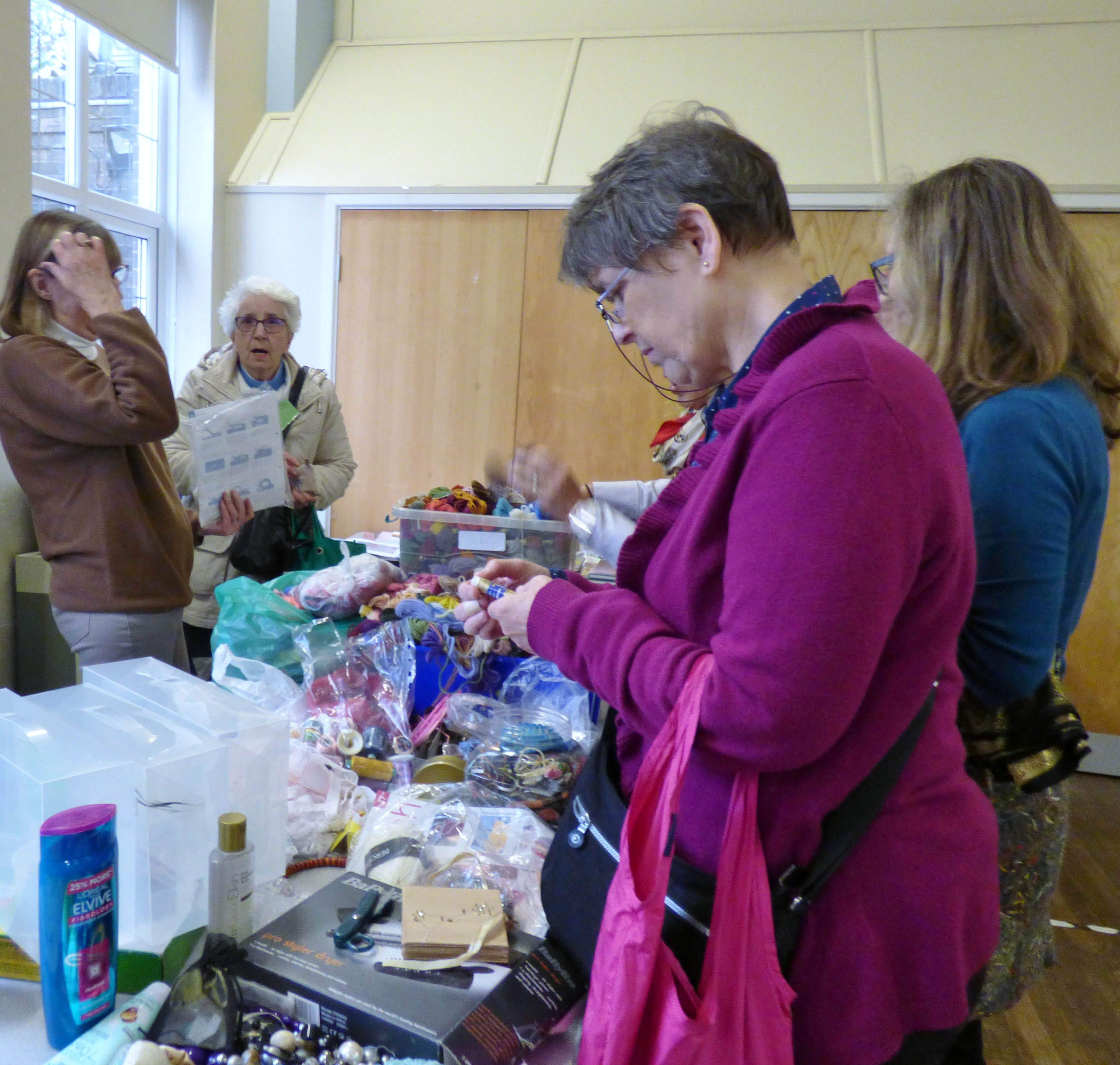 the Sales table is always popular to grab a bargain at MEG Christmas Party 2019