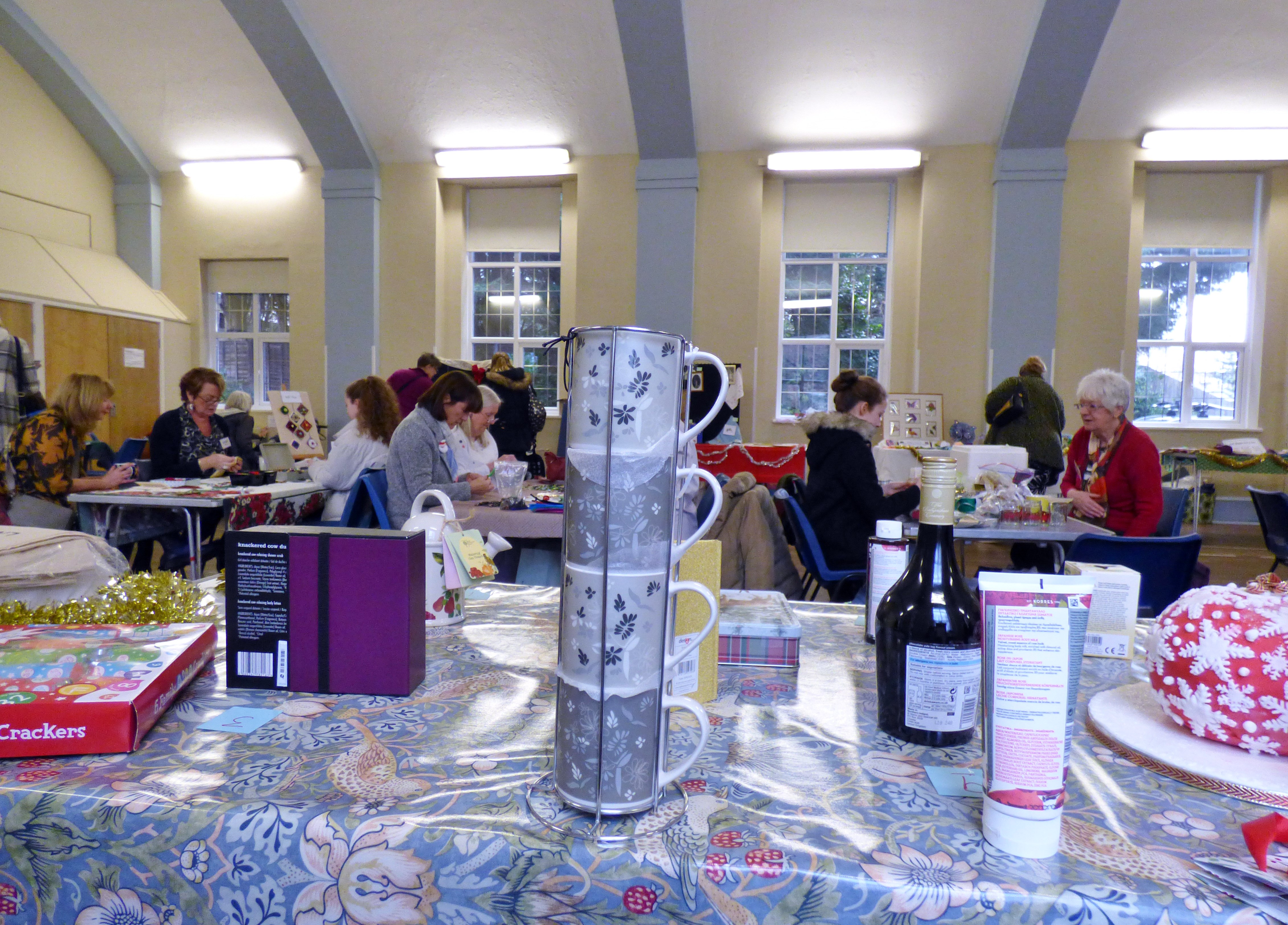 Tombola and activities at MEG Christmas Party 2019