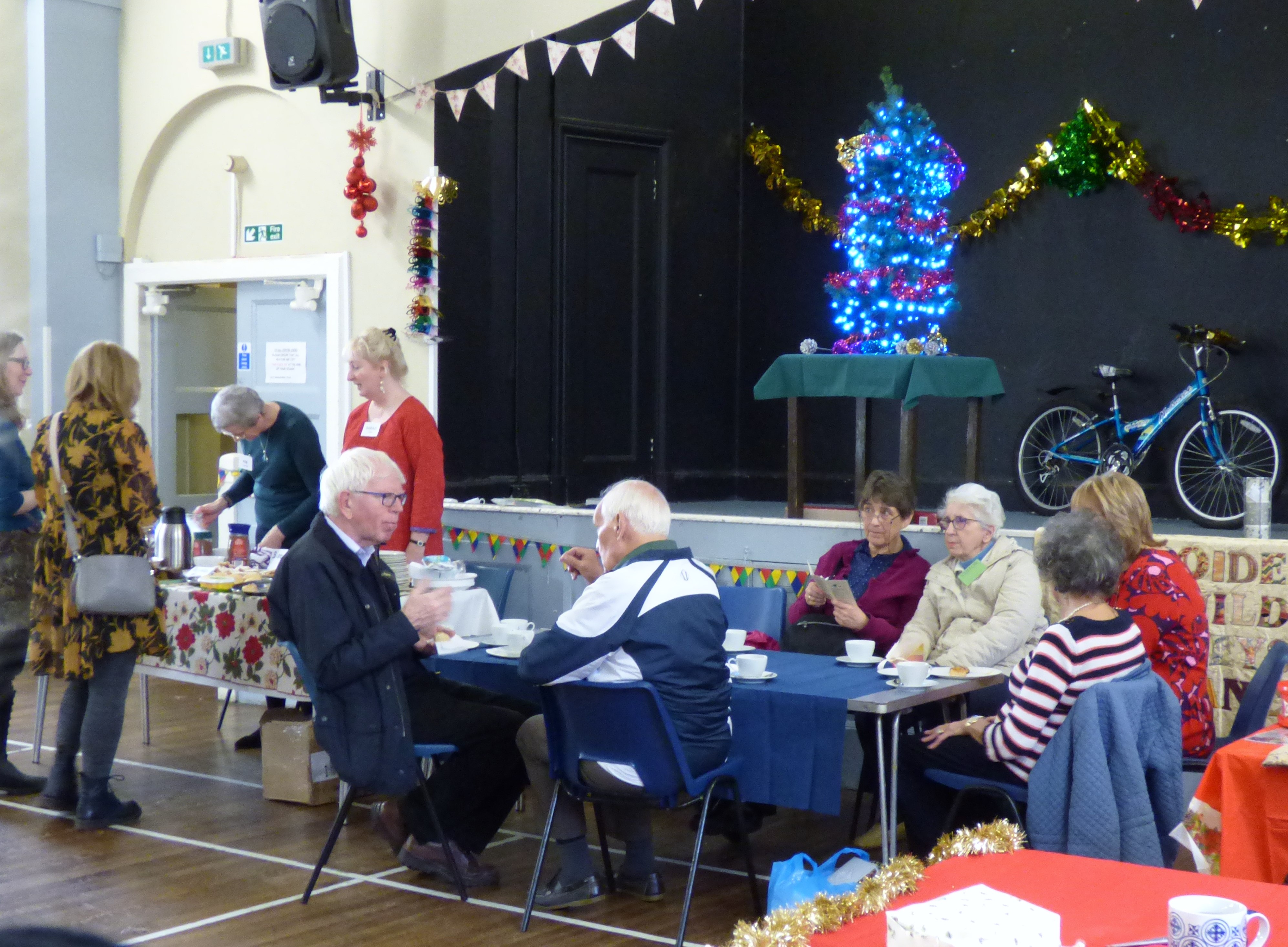 time for tea at MEG Christmas Party 2019