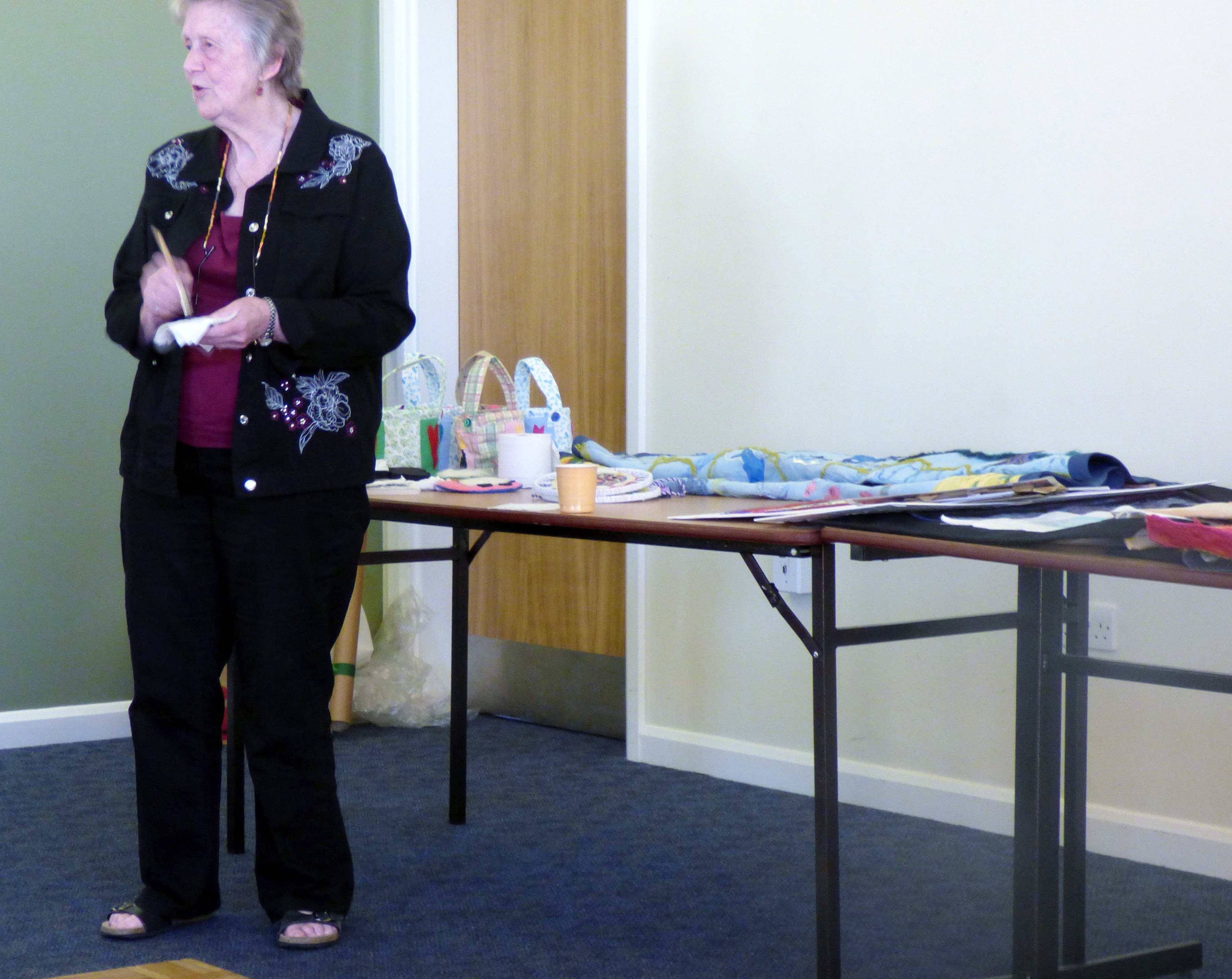 Val Heron was talking to Glossop EG, May 2017