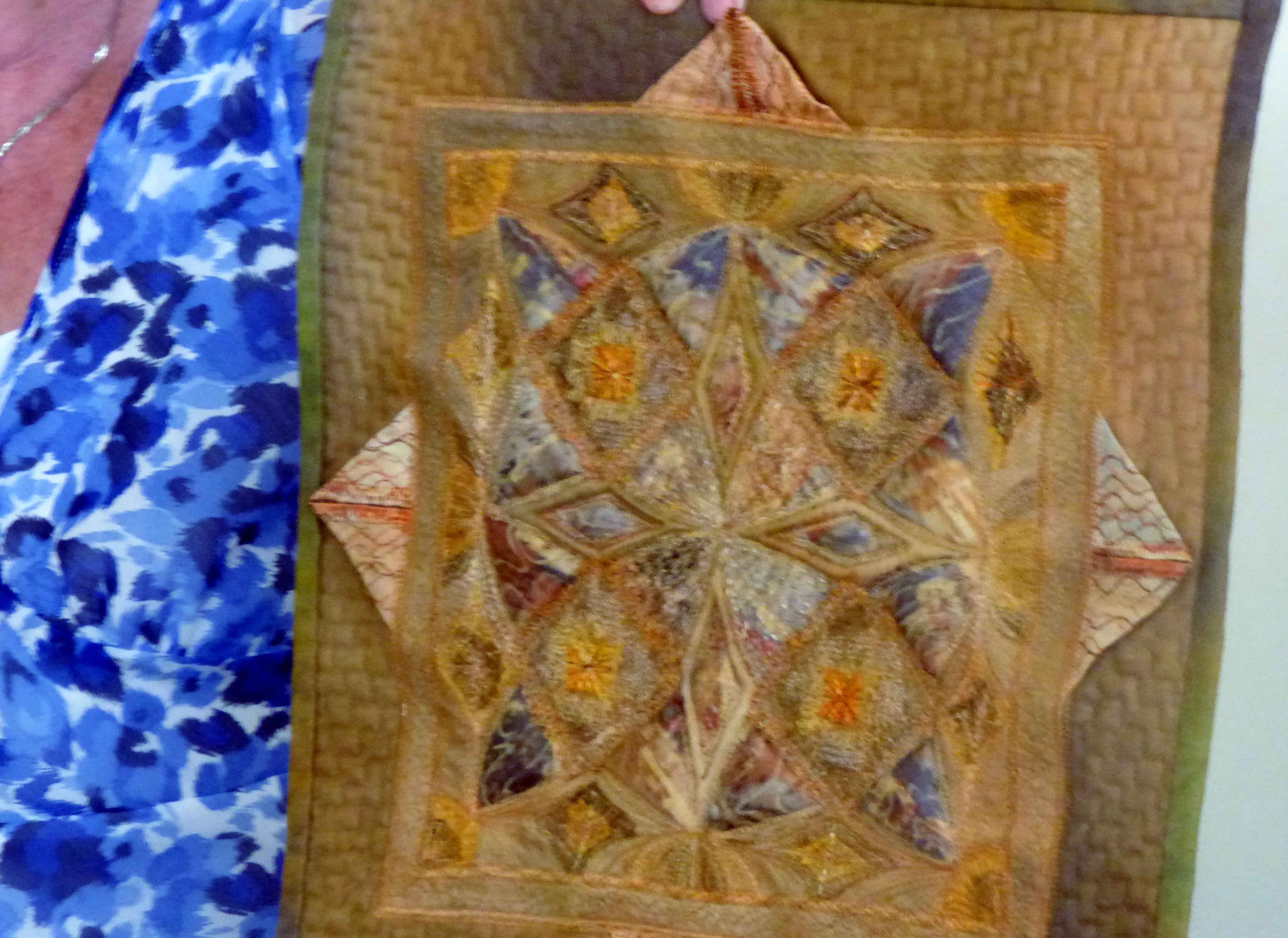 Elsie Watkins is talking to Glossop EG about her textile journey