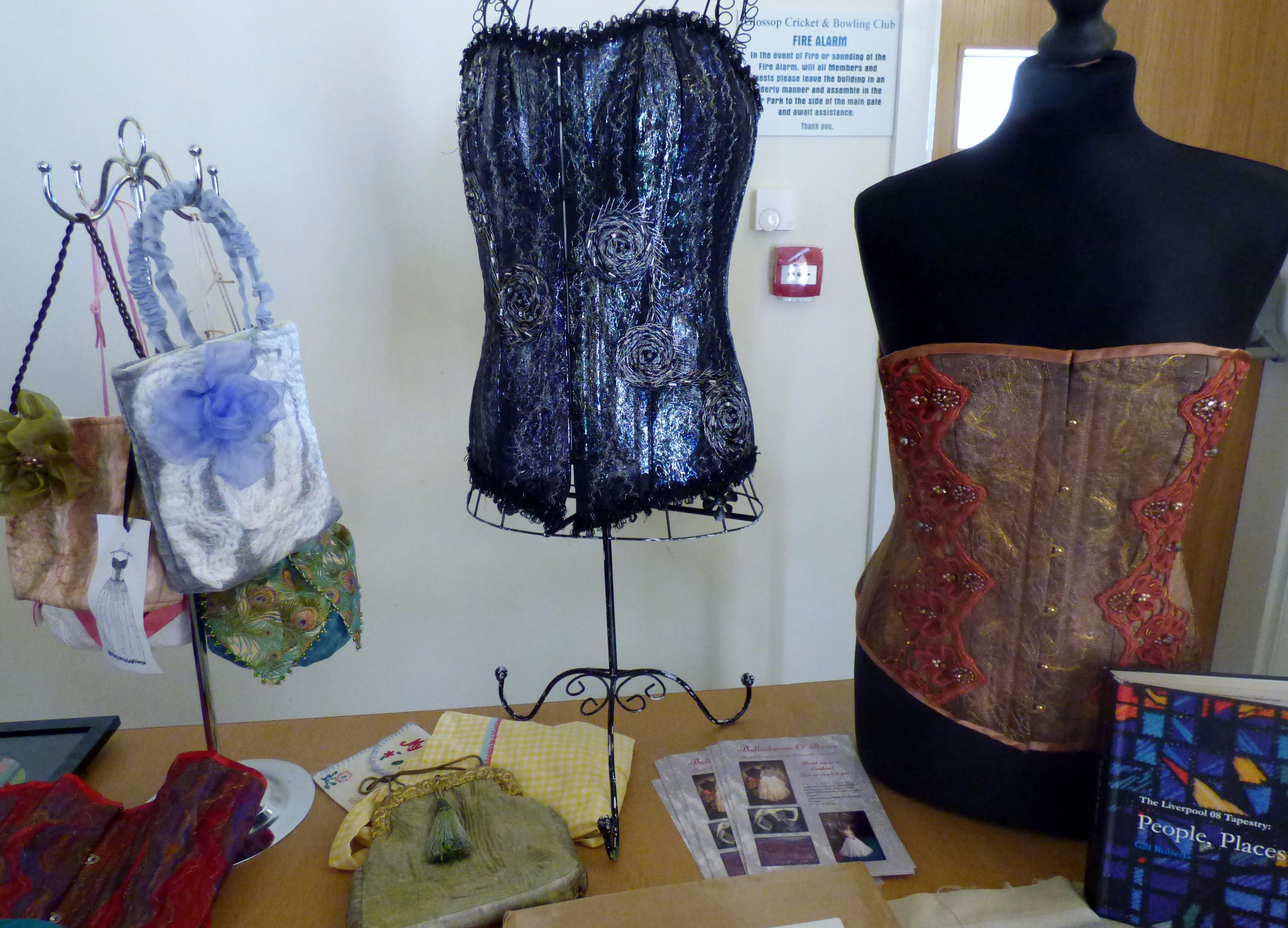 some of Gill Roberts work at Glossop EG, May 2017