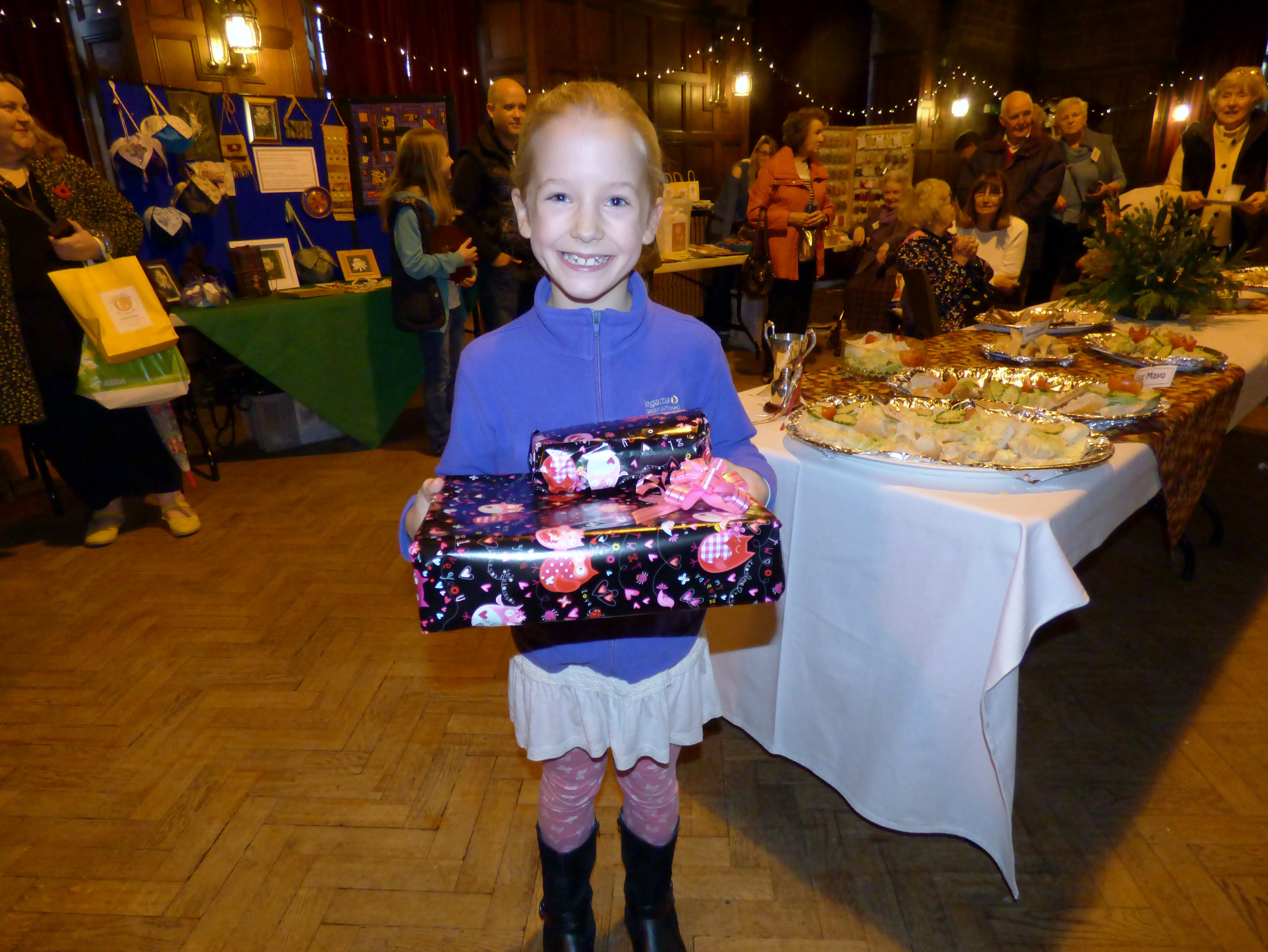 this is Esther Lewis with her prize for winning the YE competition at MEG Winter Fair 2016