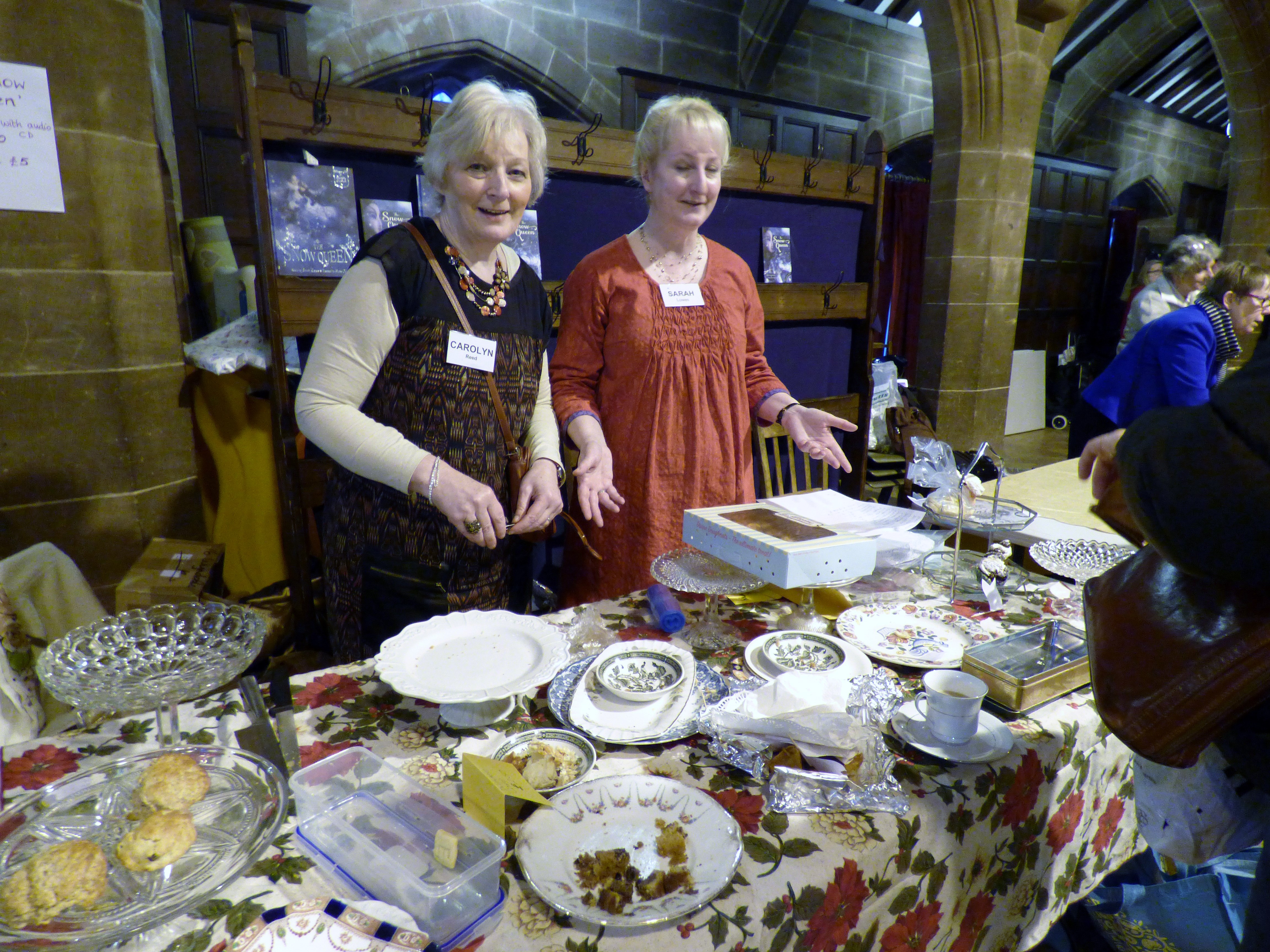 at the end of the day the Cake Stall has sold virtually everything- the cakes were all delicious!