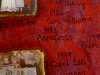 detail of RUBY REFLECTIONS by Moya McCarthy made for Rhyl EG 40th Anniversry