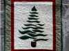 WINTER TREE by Jenny Sheen, hand & machine quilting on cotton fabric