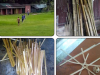 Bamboo Christmas decorations made in Sreepur, Aug 2020