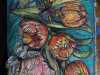 image by Nikki Parmenter. She came to Merseyside Expressive Stitchers' Group to talk about her work in October 2025